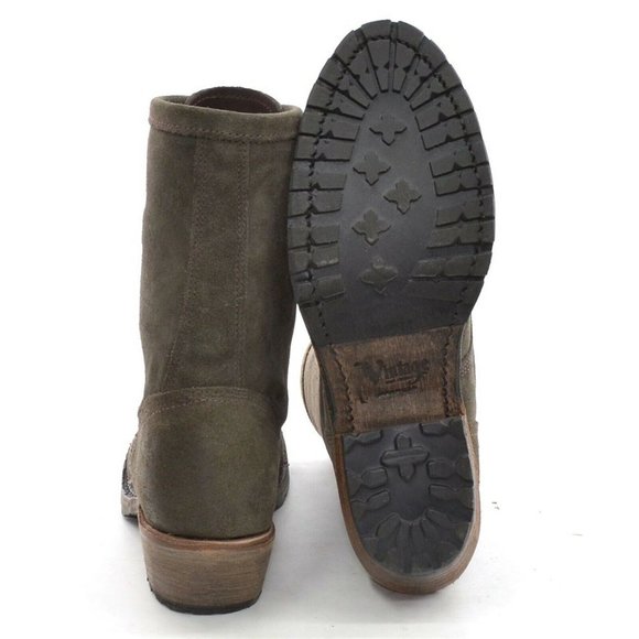 Vintage Shoe Company Kimberly Lace Up Boots 6 M New - Picture 3 of 3